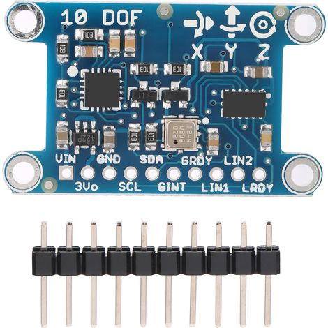 Module de capteurs accéléromètre gyroscope fournitures industrielles 10DOF LSM303 L3G4200D (1/5)