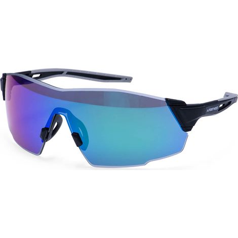 Gafas de Seguridad Laboral Sporty Shield  Protección Ocular - Espejo Azul