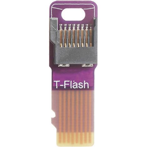Outil de test pour cartes mémoire TF - Adaptateur d'extension T-Flash mâle vers femelle (1/5)