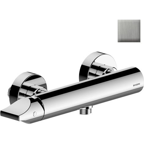 Mitigeur monocommande de douche nickel brossé Apice - Bossini Z00514094
