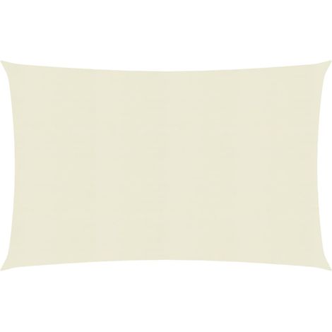 Vela ombreggiante 160 g/m² crema 4 x 5 m HDPE 020009096