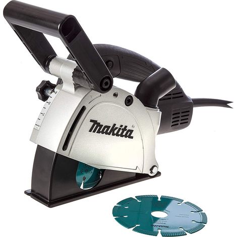 Makita SG1251J/1 125mm Wall Chaser With 2 x Diamond Blades 110V