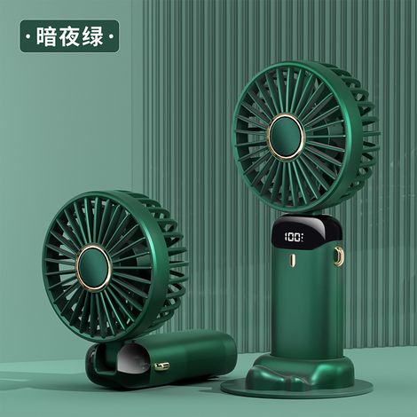 Mini ventilateur portable, rechargeable par USB, silencieux, puissant, idéal pour les chambres d'étudiants et les lits.(Y043) (1/2)