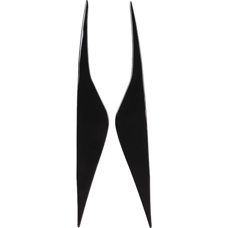 Lot de 2 paupières de phares noires résistantes à l'usure pour Ford Mondeo MK4 2007-2013 (1/5)