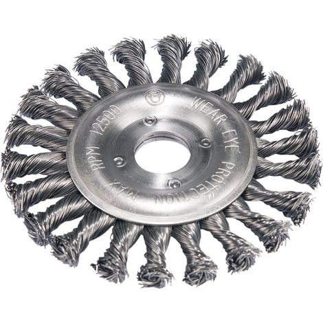KS Tools Stahldrahtrundbürste 0,5 mm, Ø 100 mm
