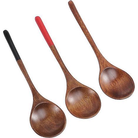 Set mit 3 umweltfreundlichen Holzlöffeln (1/3)