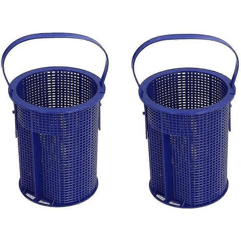 Paniers de rechange pour filtres de piscine compatibles avec les pompes à eau 355318, lot de 2 paniers de filtre pour skimmer de piscine (1/5)