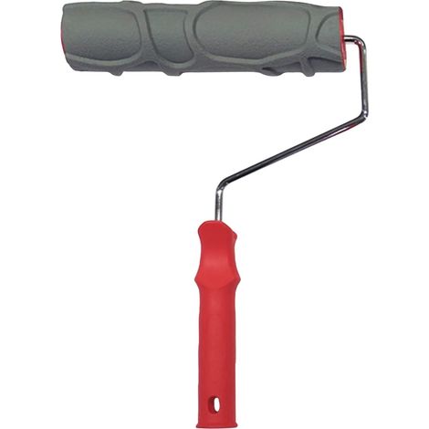 Rouleau de peinture en relief pour mur, gaufrage, art décoratif, peinture, outil de construction, brosse de décoration, chariot d'outils, texture pour imitation brique, peinture texturée, rouleau de (1/5)