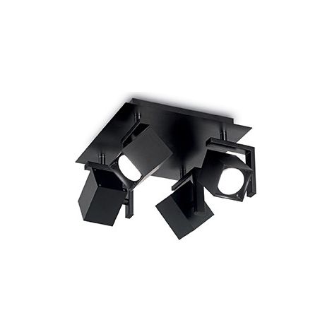 Ideal Lux Mouse - 4 Licht Deckenleuchte Schwarz (1/2)