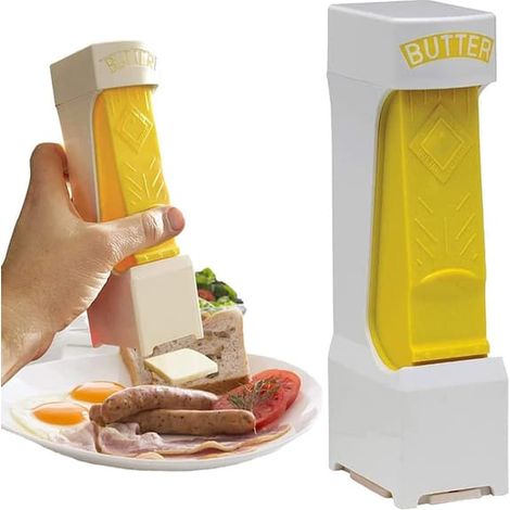Coupe-beurre, trancheuse à beurre, distributeur de beurre, râpe à pain, pour un usage domestique, la pâtisserie et l'organisation de la cuisine.-AquaForge