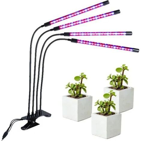 Lampe de croissance 4 têtes 80 LED pour plantes ODIPIE (1/4)