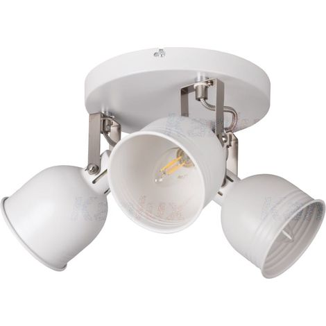 Plafonnier orientable Kanlux Derato 3 spots E14 blanc (1/5)
