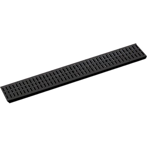 Grille de fermeture pour le drainage de l'eau du canal Compact 13x100 Polipropilene