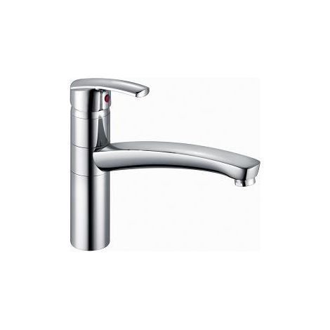 Robinet mitigeur monocommande GS Tip pour évier de cuisine, sans pression, chromé