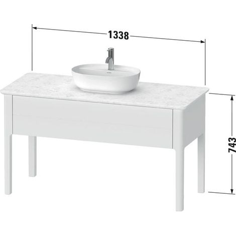 Duravit Luv Waschtischunterbau stehend LU9561, 1338 x 570 mm, 1 (1/4)