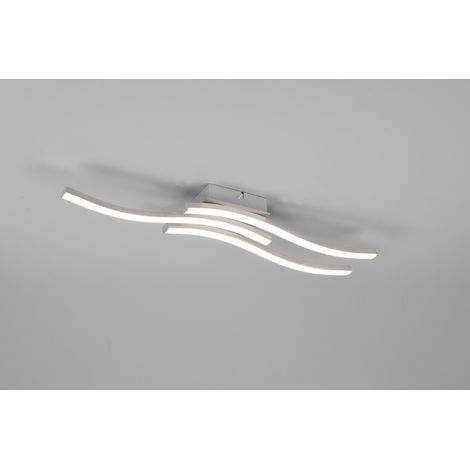 Plafoniera route Trio Lighting 56 cm nikel opaco (1/7)
