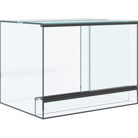 Terrarium avec stockage Transparent 40 x 30 x 30 cm Verre