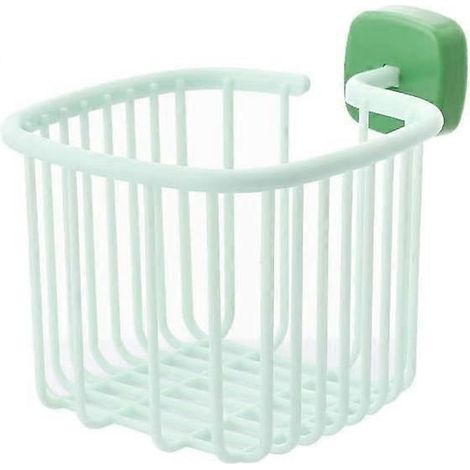 Porte-rouleau de papier toilette mural en plastique vert lmoikesz (1/5)