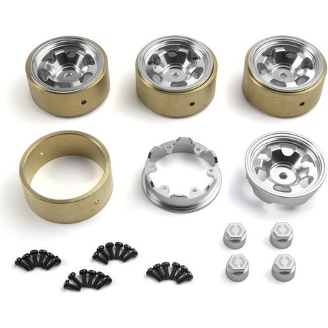 CL6 Aluminum Wheel 1.2in (Silver/4pcs)