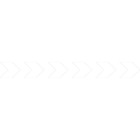 Lot 2 bandes 100mm x 1m - Chevrons Blanc - 4641225