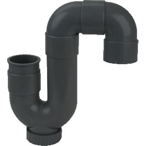Wavin Wadal Siphon 50cm Plastique Gris