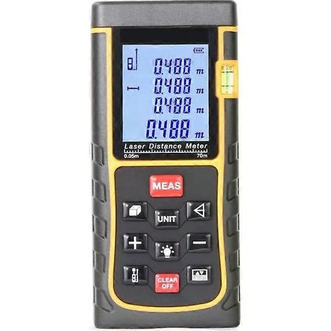 Télémètre laser portable - Mesure jusqu'à 70 m, SNDWAY SW-E70 (1/4)