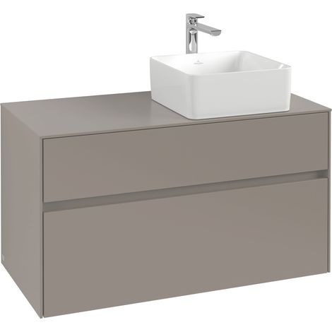 Villeroy & Boch Collaro Meuble sous-lavabo, suspendu, 2 tiroirs, (1/2)