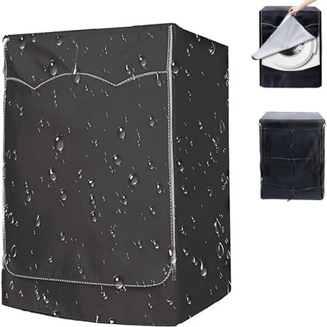 Housse pour machine à laver - Housse imperméable et résistante aux UV pour machine à laver 605585 cm - Convient aux sèche-linge à pompe et à chargement frontal-AquaForge (1/5)
