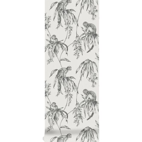 Superfresco Easy - Saimiri Monkey - Grau - 10m x 52cm (1/5)