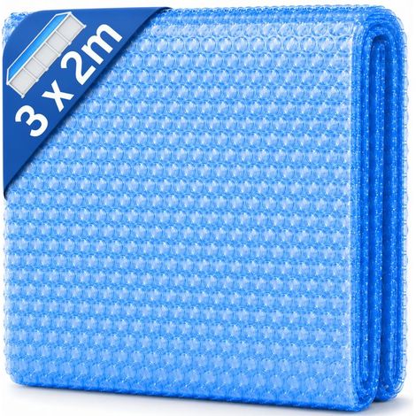 AREBOS Wärmeplane Solarfolie Solarplane Solarheizung Pool Heizung 120 mic blau (1/5)