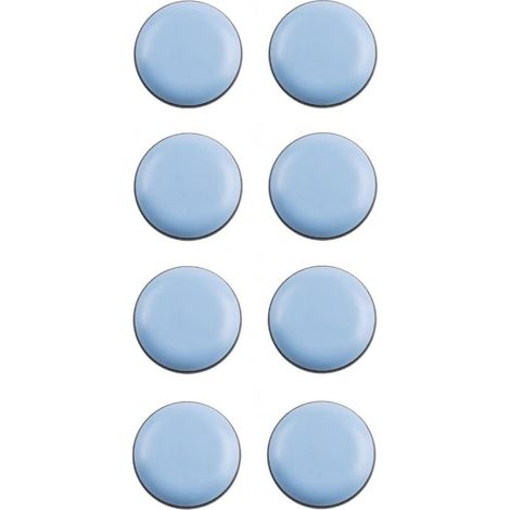 cyclingcolors 8x feltrini in teflon piedini per mobili autoadesivo 25mm tondo rotondo scivoli adesivi sedie tavolo