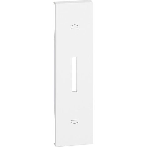 Couvrir Bticino Living Now pour Switcher de Contrôle des Volets roulants Blanc KW06