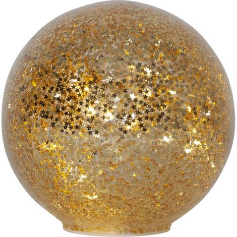Star LED-Glaskugel Fall' mit 15 LED-Lichtern (1/4)