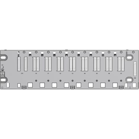 Rack 8 positions Ethernet + bus X pour M580 (1/2)