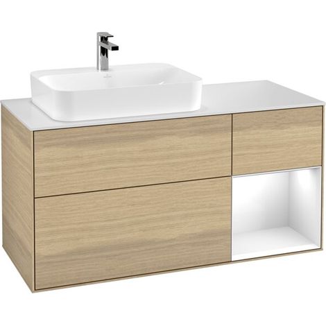 Villeroy & Boch F401GFPC Meuble sous lavabo Finion F40 (1/2)
