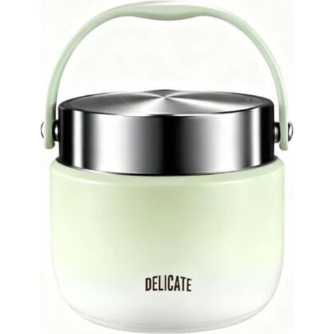 1200ml Récipient Isotherme pour Aliments avec Couvercle & Cuillère, Boîte Alimentaire Repas Chaud en Acier Inoxydable, Gamelle Soupe Thermos Anti-Fuite, Box Lunch Maintien pour Ecole, Camping, Bureau (1/5)