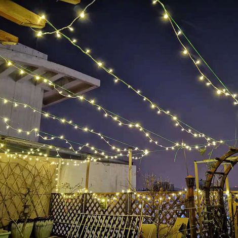 20 m lange Lichterkette mit 200 LEDs für Karneval, Hochzeit, Außenbereich, Innenbereich, Gartenbeleuchtung – RW, Innenmöbel-Dekoration, Weihnachtsdekoration, Lichterketten (1/5)