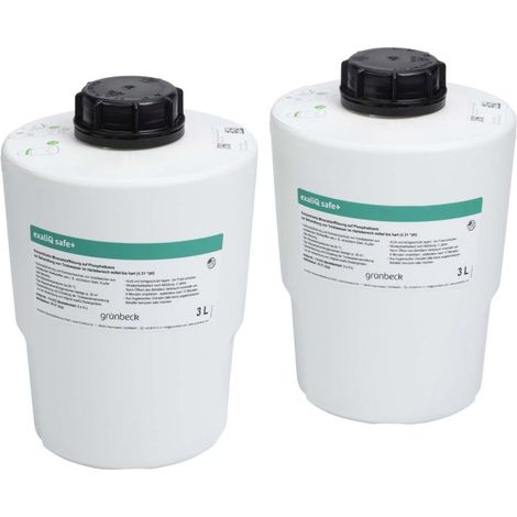 Grünbeck exaliQ solution minérale 114033 safe+, bouteille 2x3 litres