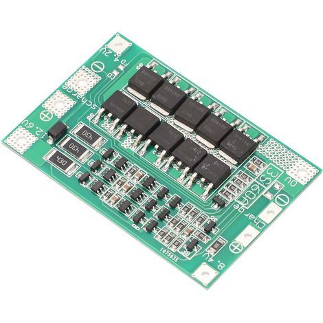 Carte de Protection 3S 60A pour Batterie Li-ion 12.6V, Module de Charge et Équilibrage