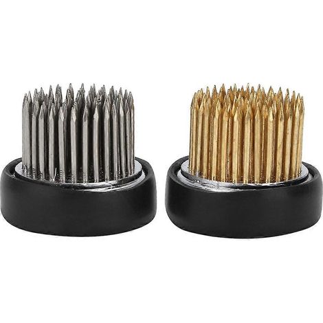 2 Stück Kenzan Blumenbindewerkzeuge aus kupferbeschichtetem Edelstahl, runde Form, Blumenbindewerkzeug, Kompositionszubehör (1/5)