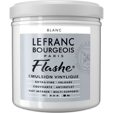 Peinture vinylique - Flashe - Blanc - 022 - Lefranc Bourgeois - 125ml