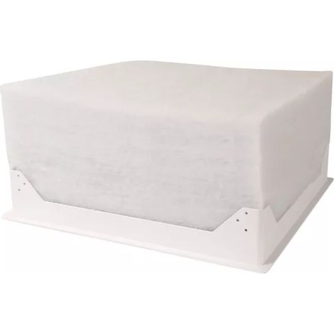 Nicoll – Trappe de visite isolée 330 mm – Dimensions 51 x 51 cm – Isolation en ouate polyester recyclé – Système d'ouverture par rotation
