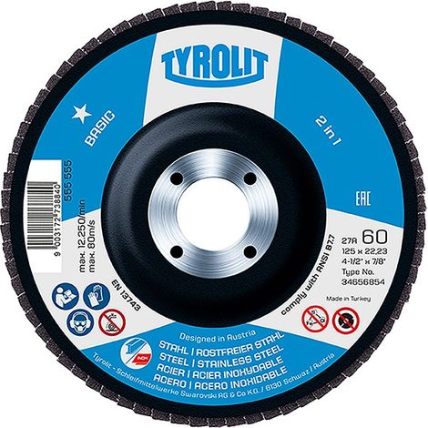 DISQUE À LAMES ZA-120 Q-B - 115X22,2MM