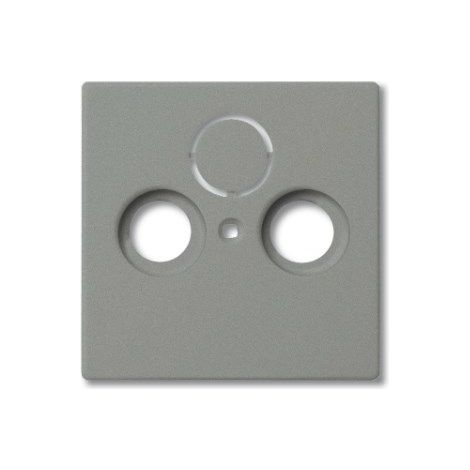 Enjoliveur Pour Prises Antenne 803 Meteor/Gris Métallique 2CKA001724A4291 ABB 586021 (1/2)