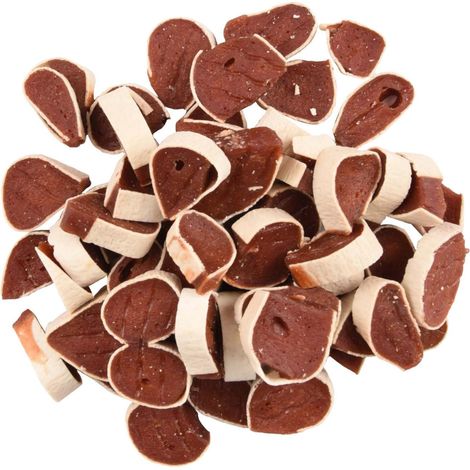 Friandise canard et poisson rouleaux de sushi Hapki BBQ pour chien 85 g sans gluten - Flamingo (1/4)
