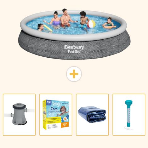 Bestway Bestway Fast Set Ronde - 457x84 cm - 5-pièces S184 (1/5)