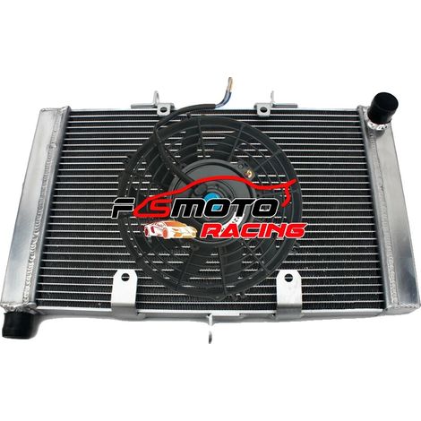 Radiador de aluminio ligero con mayor eficiencia de refrigeración, radiador y ventilador. (1/2)