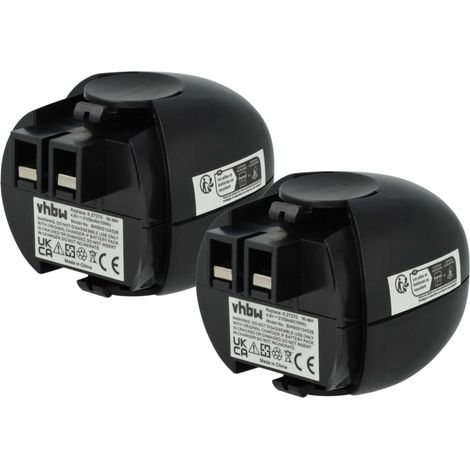 vhbw 2x batería compatible con Würth Master 0700851 herramienta (2100 mAh, NiMH, 4,8 V)