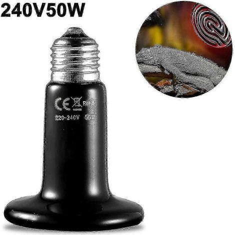 Lampe chauffante en céramique, émetteur de chaleur infrarouge pour reptiles, compatible avec les lampes chauffantes (1/4)