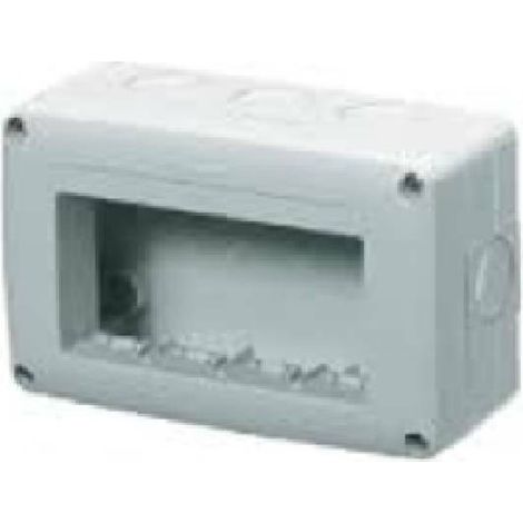 contenitore da parete per apparecchi ip40 'system' 4 posti